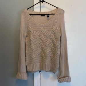 Moda International Mohair crewneck cozy sweater size medium